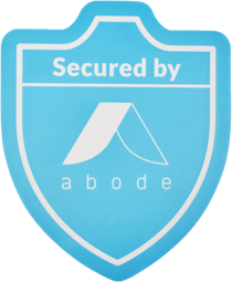 Protected by abode sticker